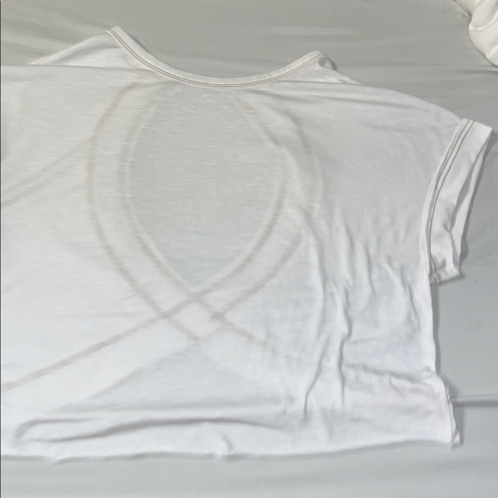 White Short Sleeve Top